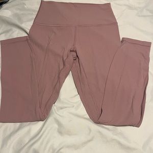 lululemon leggings, color-rose, size 6